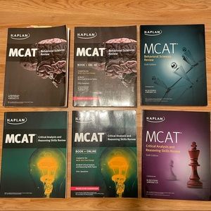 MCAT Kaplan prep books
